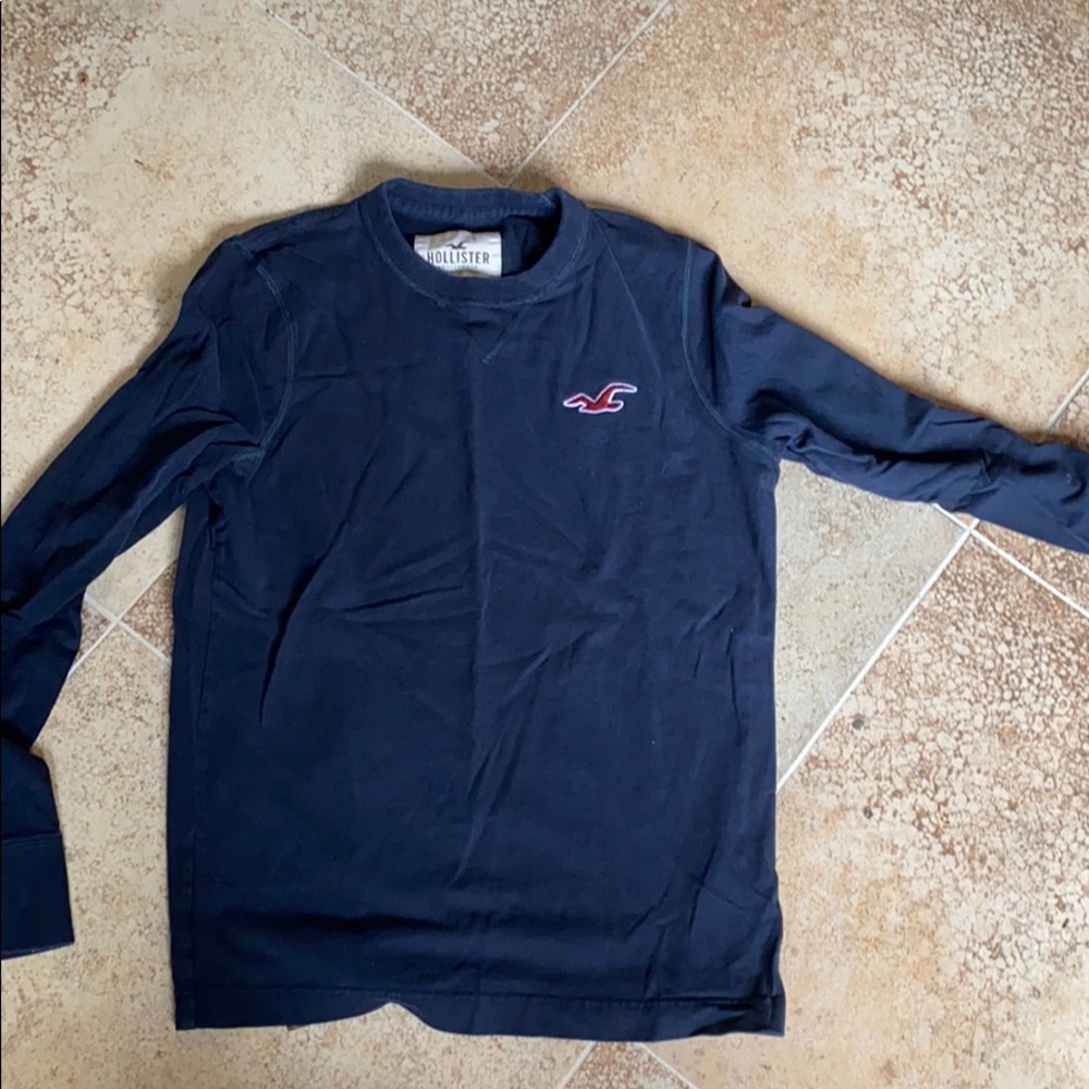 men’s hollister long sleeve shirt